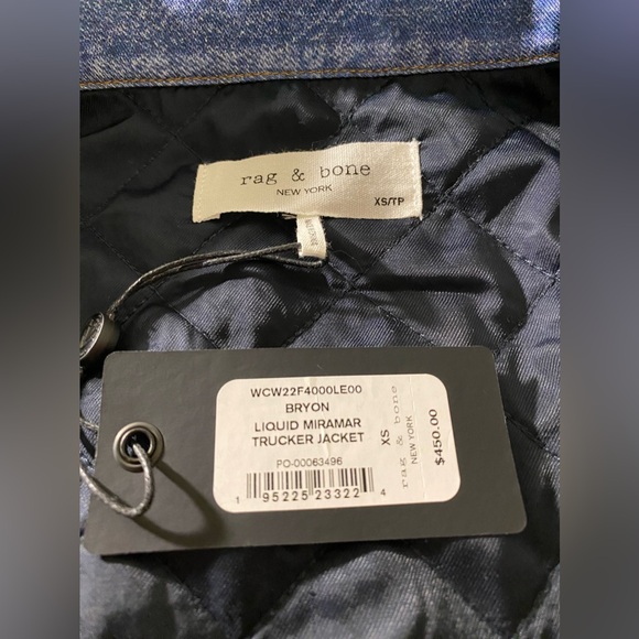 Rag & Bone Bryon Liquid Miramar Trucker Jacket Pant set - Picture 5 of 14